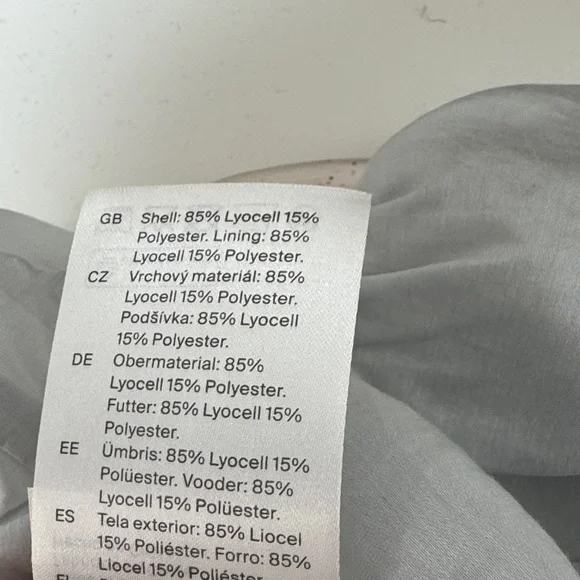 COS Light Gray Blouse size 2 - Picture 6 of 6